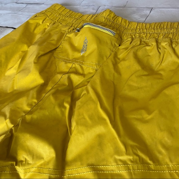 Free People movement moonlight yellow reflective shorts size small - Picture 8 of 15